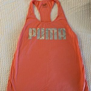 Puma Racer Back Coral tan top